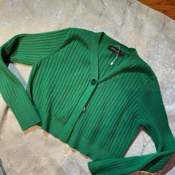 Sachin + Babi Emerald Cardigan - Picture 2 of 4